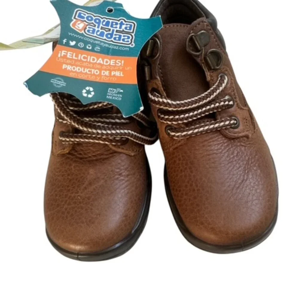 Croqueta y Audez Boy's Size 7 Brown Lace Up Boots